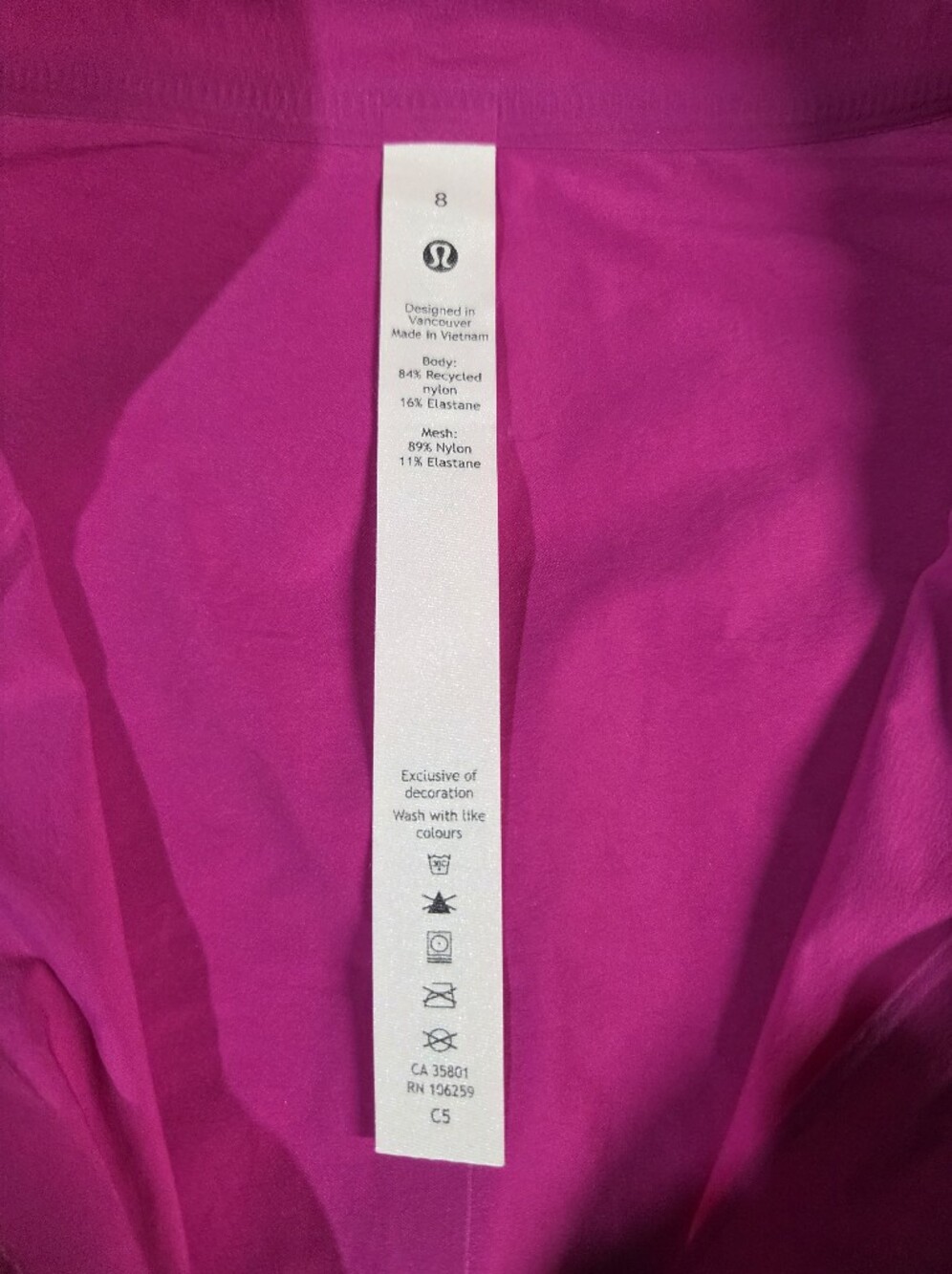 lululemon athletica Women's Magenta Zip-Up Jacket - Picture 10 of 12